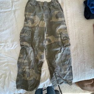 Cherokee Kids' Green Camouflage Cargo Pants